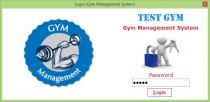 Gym Management System - VB.NET Win Forms Screenshot 1