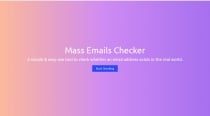Asp.Net Mass eMails Checker Screenshot 1