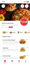 Food Frenzy - Figma Mobile Application UI Kit Screenshot 1