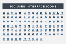 100 Standard User Interface Icons - 3 Versions Screenshot 3